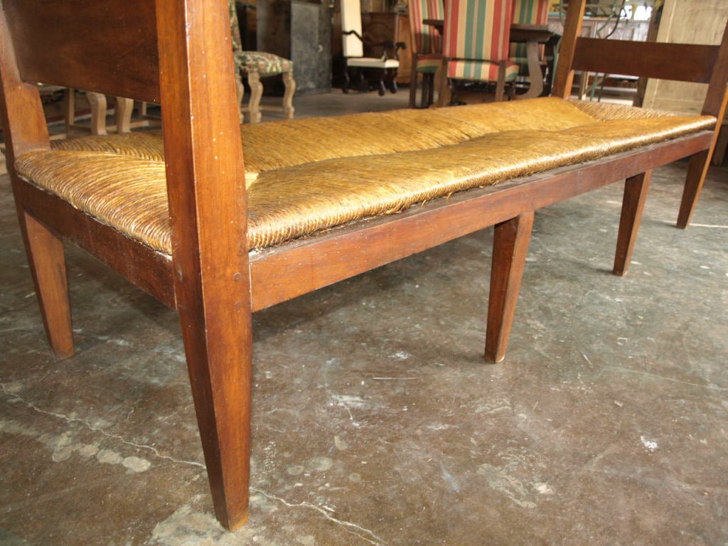 French Early 19th Century Directoire Period  Day Bed in Walnut 6