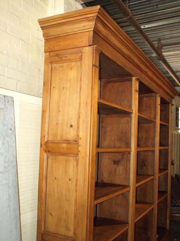 Exceptionally Large 19th Century Directoire Style Bookcase 1