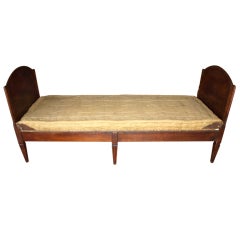 French Antique Directoire Daybed in Cherry