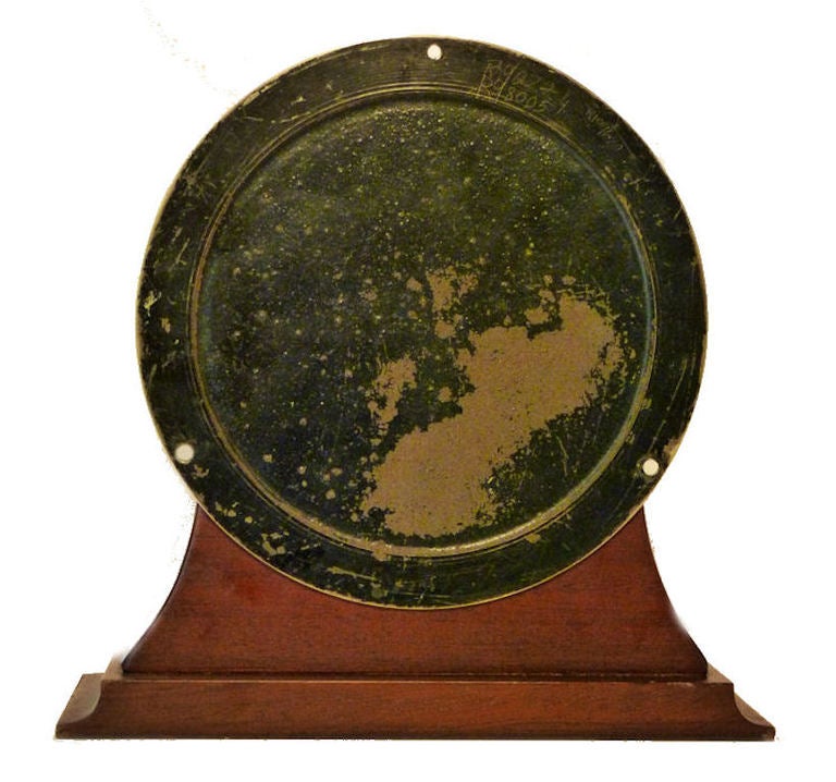 American Rare Seth Thomas No. 6 Ships Nautical Wardroom Clock Ca 1920 For Sale