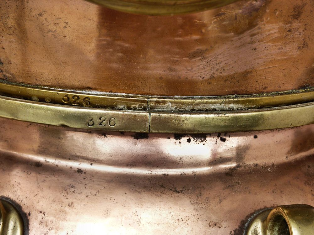 Historic Navy Diver's Nautical 1943 Schrader MK V Dive Helmet 1