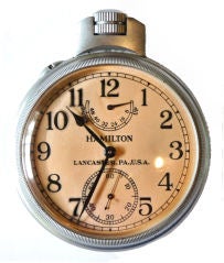 Hamilton Seconde Guerre mondiale  Montre chronomètre de navigation nautique M 22