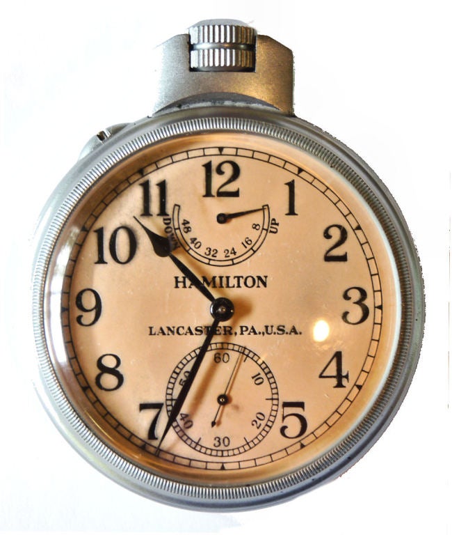 Hamilton WW II  M 22 Nautical Chronometer Navigation Watch For Sale