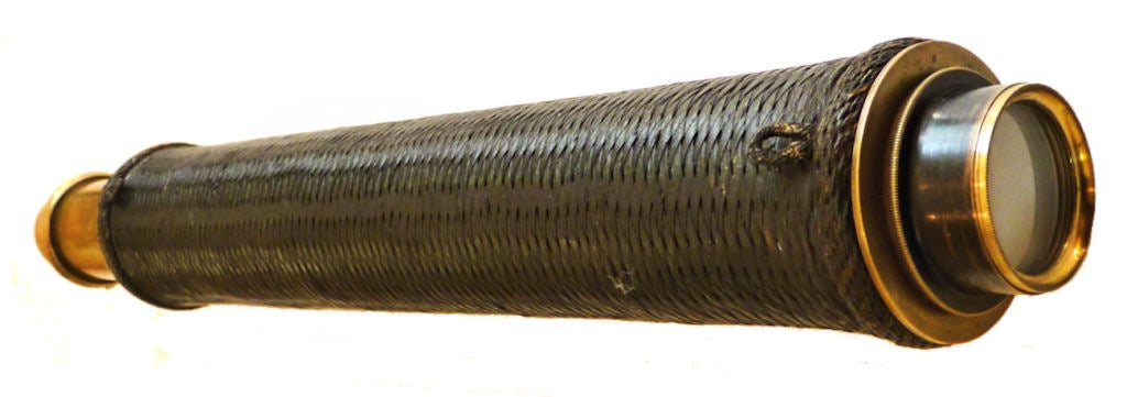 Unique Front Focus Marine Telescope Ca 1790 Exceptional