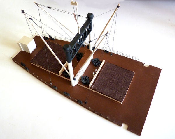 Vintage C3 Nautical Toy Model Cargo Ship Radio Control For Sale 1