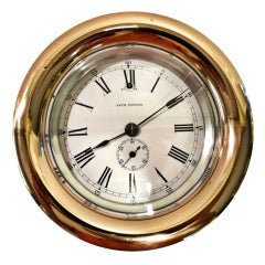 Antique Unique Seth Thomas Side Wind Lever Ships Chronometer
