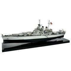 USS. North Carolina WWII Battleship Nautical Folk Art Boat Model