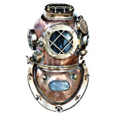 1943 Miller-Dunn Navy Mk V Nautical Dive Helmet - Famous Diver