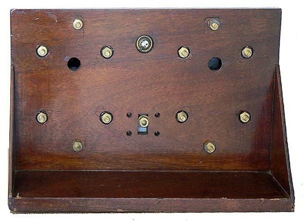 20th Century Ship's Nautical Bulkhead Bridge & Engineroom Order Telegraph For Sale