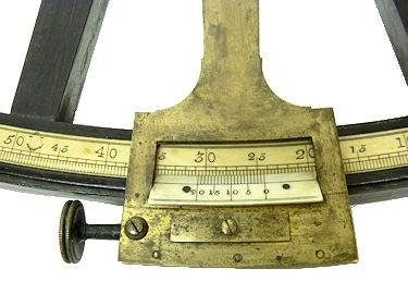 Early Period English Nautical Back Sight Octant by J. Ramsden For Sale 1