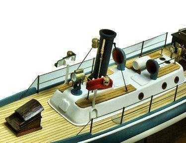 19th Century Royal Navy Steam Launch of Pinnace Class of 1867 Nautical Model