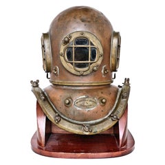 Used A. J. Morse Nautical Dive Helmet American Folk Art