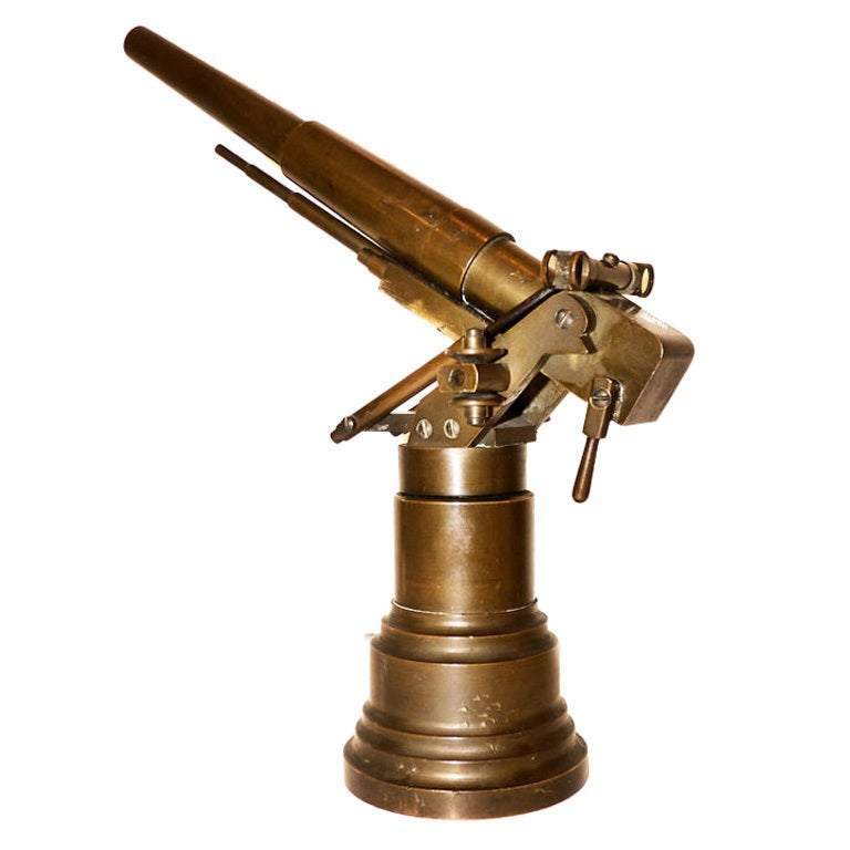 Bronze US Submarine Nautical Deck Cannon Miniature Weapon