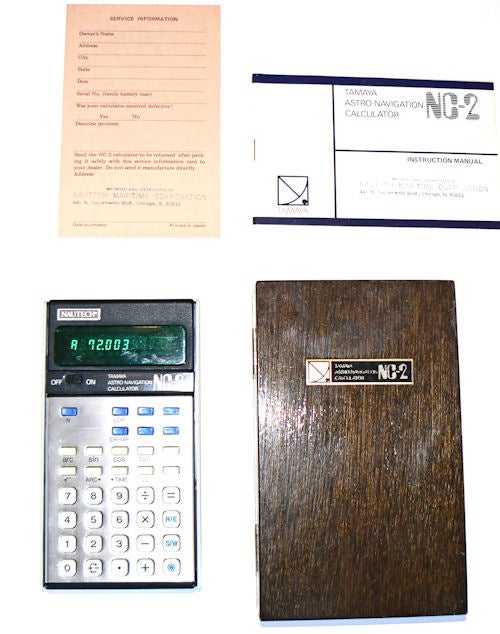 Vintage Astro-Navigation Nautical Computer by Tamaya-Nautech New