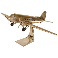 Accurately Detailed Model of Douglas DC 3 Airplane Aluminum Skin