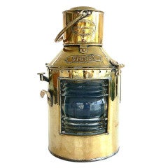 Retro DAVEY of London Nautical Signal Lamp