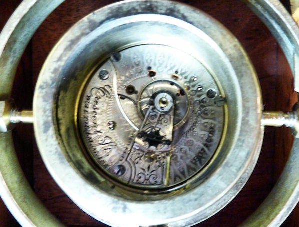 WW II Navy Nautical Deck Watch-Chronometer Waltham Clock 1