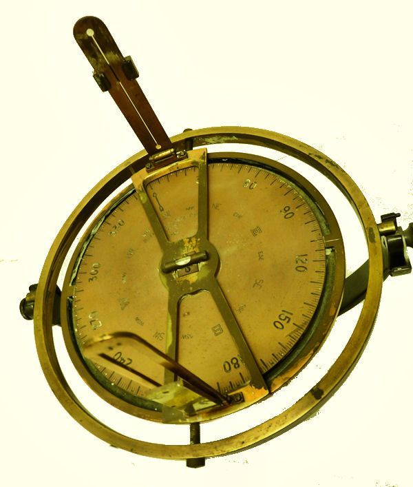 Giant Cased WW II Nautical Pelorus by Buff & Buff, Boston