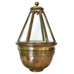 Antique American Nautical Skylight Binnacle Compass