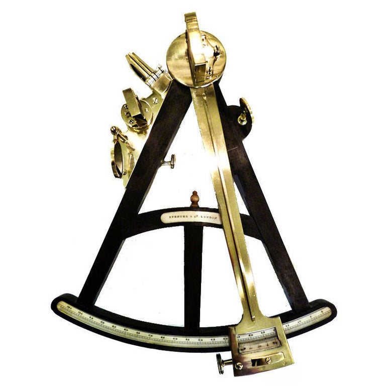 Rare Spencer of London Antique Nautical Presentation Octant