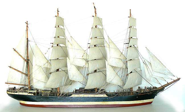 Last of Clipper Ships German Bark Priwall Nautical Model Ship