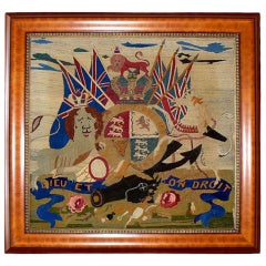 British Royal Coat of  Arms Admiral of the Red Nautical  Woolie