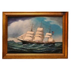 Large Nautical Painting Clipper Ship ELIZABETH by Jerome Howes