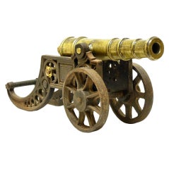 Antique British Victorian Signal Salute Cannon Field Weapon