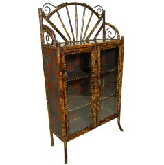 English Bamboo Vitrine