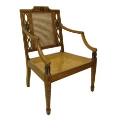 Vintage Neoclassic style arm chair