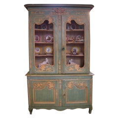 Used Painted French Provincial Cupboard