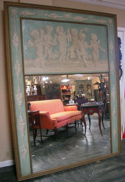 1880 Belle Epoque Grand Trumeau