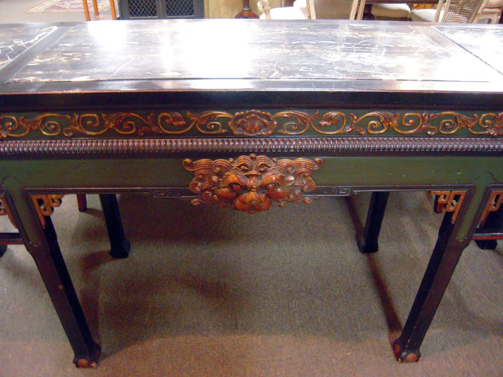 20th Century Chinese Chippendale Sideboard, Art Deco Era