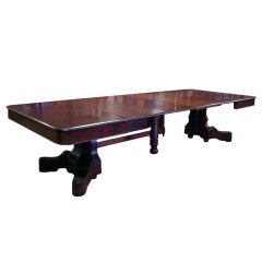 Impressive American Empire Banquet Table, ca. 1850