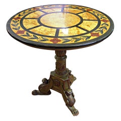 Empire Specimen Marble Topped Center Table, ca. 1860