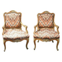 Beautiful Pair of Venetian Bergeres, ca. 1930