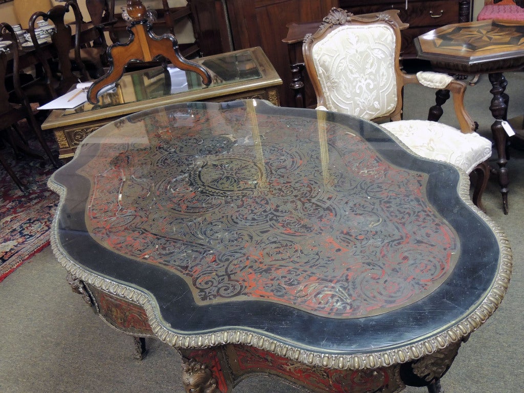 Incredible Boulle' -style Center table For Sale 1