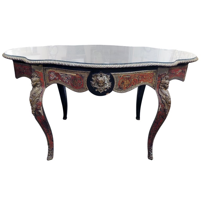 Incredible Boulle' -style Center table For Sale