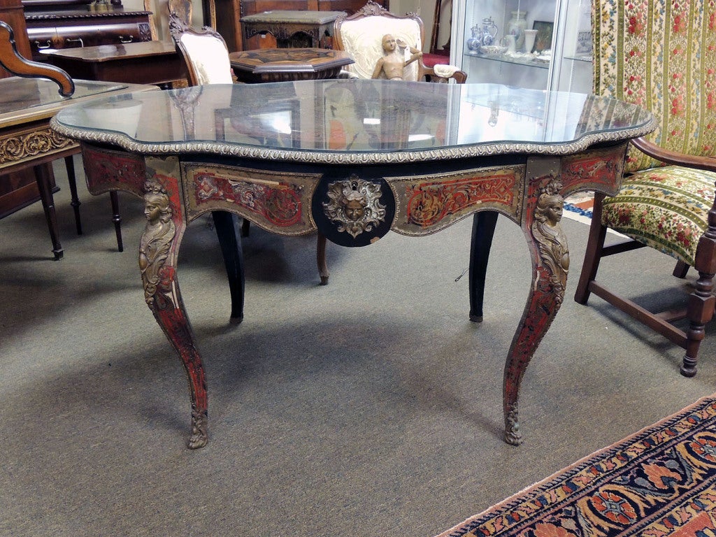 Incredible Boulle' -style Center table For Sale 4