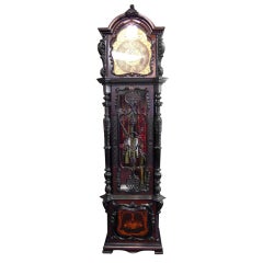 Chippendale Mahogany Longcase clock by J.J, Elliot