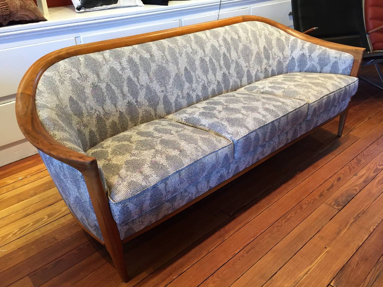 Bertil Fridhagen Swedish Walnut Bentwood Sofa at 1stdibs