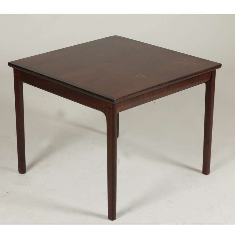 Ole Wanscher. Coffee table in mahogany. Produced by P. Jeppesen