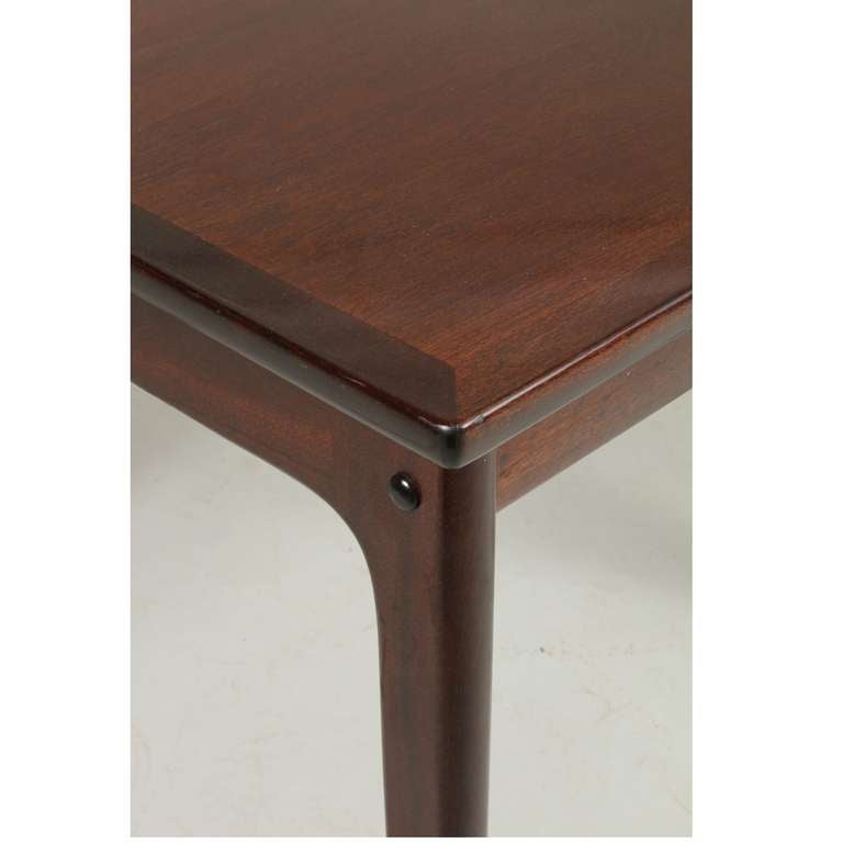 Scandinavian Modern Ole Wanscher Coffee Table/Side Table in Mahogany For Sale