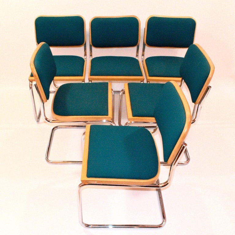 American 6 Cesca Chairs by Marcel Breuer