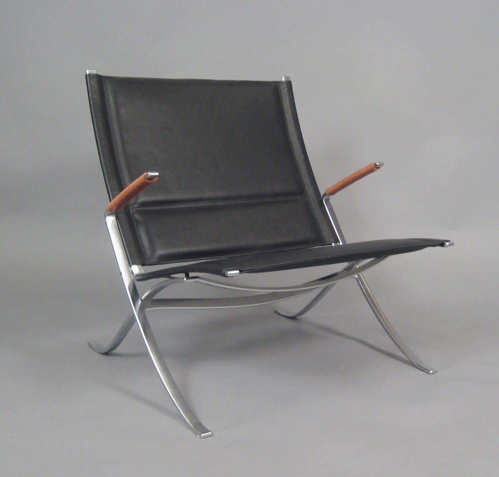 Danish FK82 X-Chair by Fabricius & Kastholm For Sale