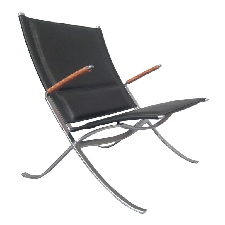 FK82 X-Chair by Fabricius & Kastholm For Sale