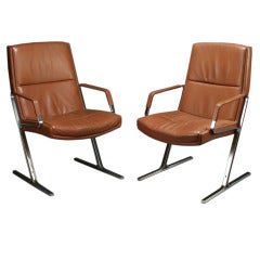 Pair of FK85-02 Lobby Chairs by Fabricius & Kastholm
