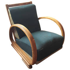 Vintage Swedish Bentwood Art Deco Chair