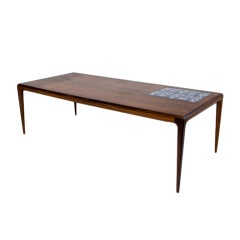 Johannes Andersen Coffee Table with Tiles
