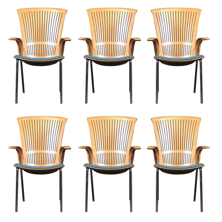 Set Of 6 Tuba Chairs By Nanna Ditzel